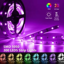 LED Strip Lights RGB 16 Color with Remote & Music Sync - Room, Car, TV